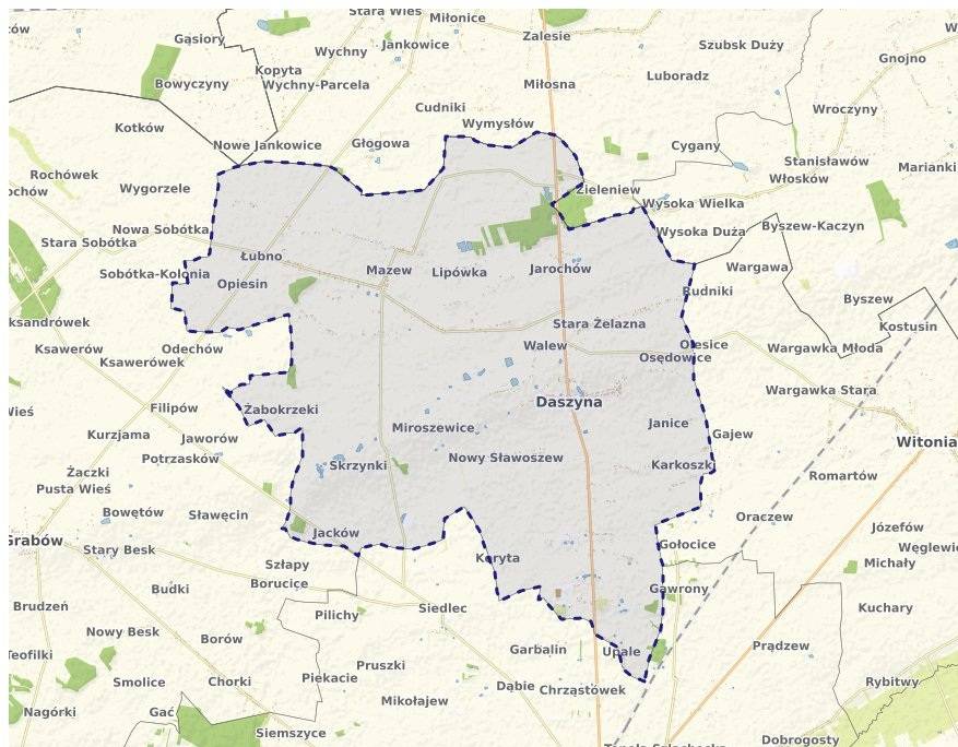 OGŁOSZENIE o przystąpieniu do sporządzania planu ogólnego Gminy Daszyna